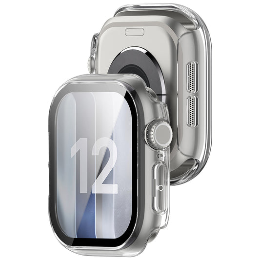 Husa Techsuit Defense360 Pro pentru Apple Watch 12 46mm, Transparenta