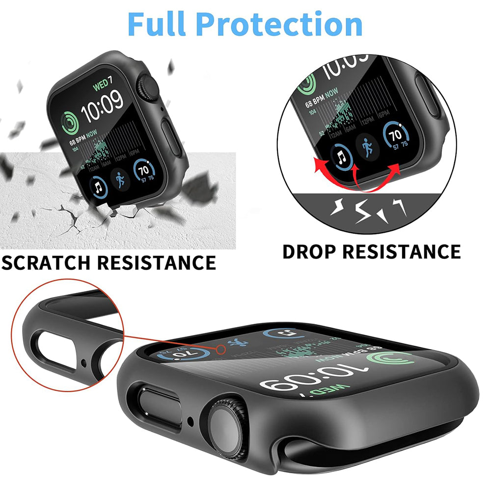 Husa Techsuit Defense360 Pro pentru Apple Watch 44mm Series, Neagra