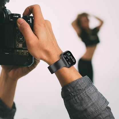 Husa Techsuit Defense360 Pro pentru Apple Watch 44mm Series, Neagra