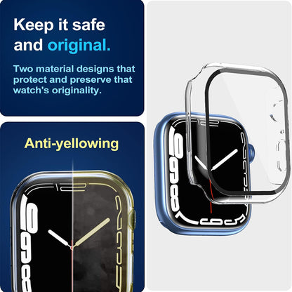 Husa Techsuit Defense360 Pro pentru Apple Watch 7 41mm Series, Transparenta