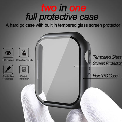 Husa Techsuit Defense360 Pro pentru Apple Watch 7 45mm Series, Neagra