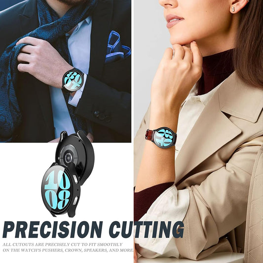Husa Techsuit Defense360 Pro pentru Samsung Galaxy Watch6 44mm, Transparenta