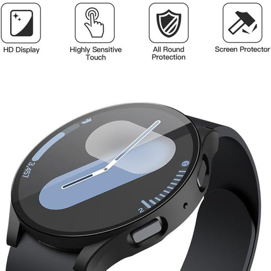 Husa Techsuit Defense360 Pro pentru Samsung Galaxy Watch7 40mm, Neagra