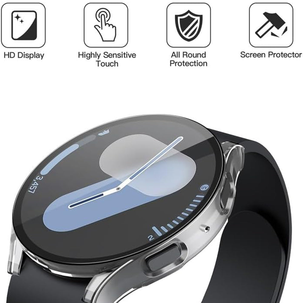 Husa Techsuit Defense360 Pro pentru Samsung Galaxy Watch7 40mm, Transparenta