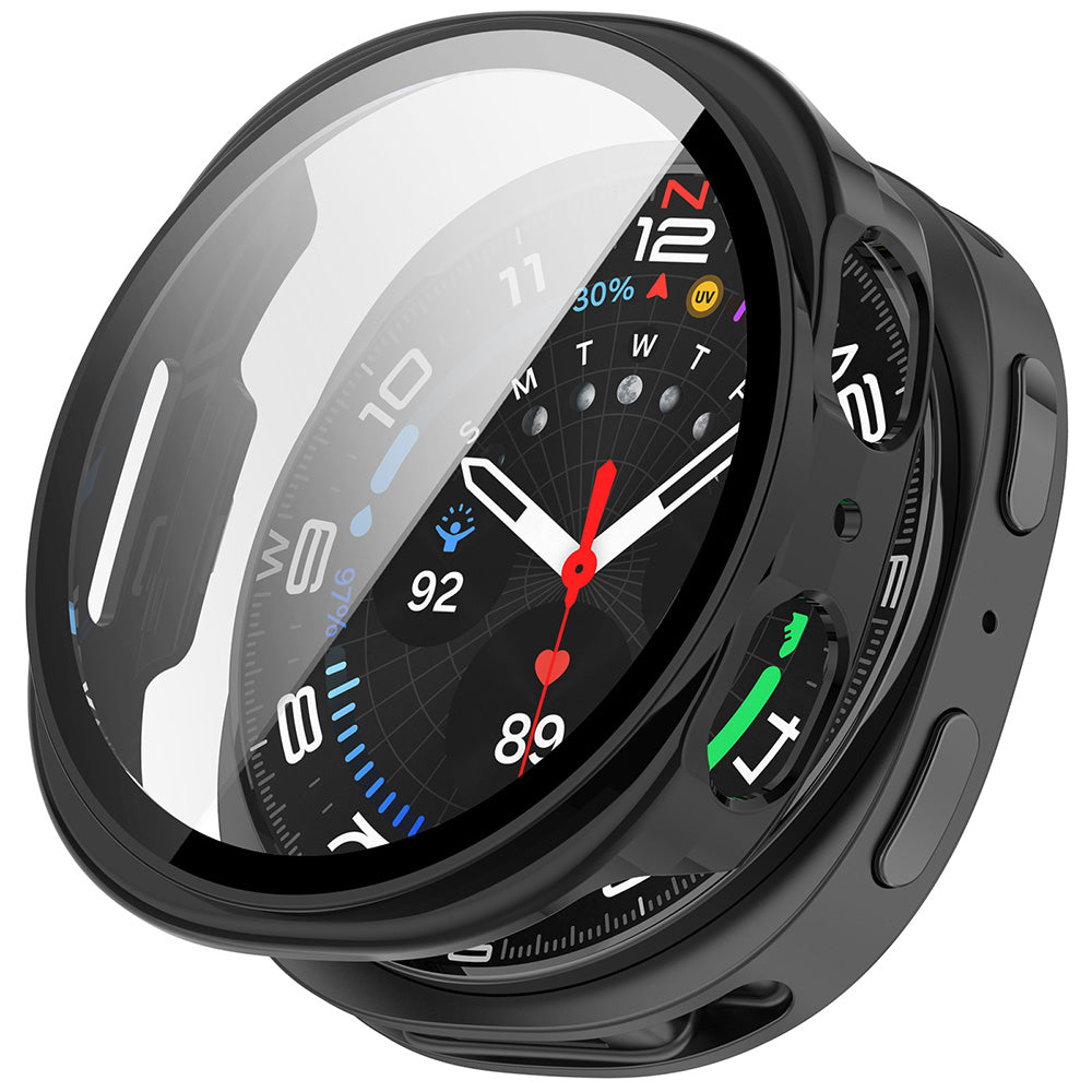 Husa Techsuit Defense360 Pro pentru Samsung Galaxy Watch8 40mm, Neagra Mata