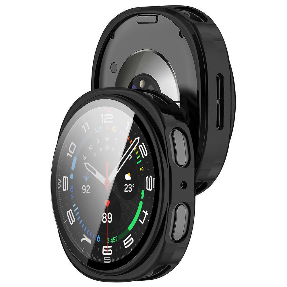 Husa Techsuit Defense360 Pro pentru Samsung Galaxy Watch8 40mm, Neagra Mata