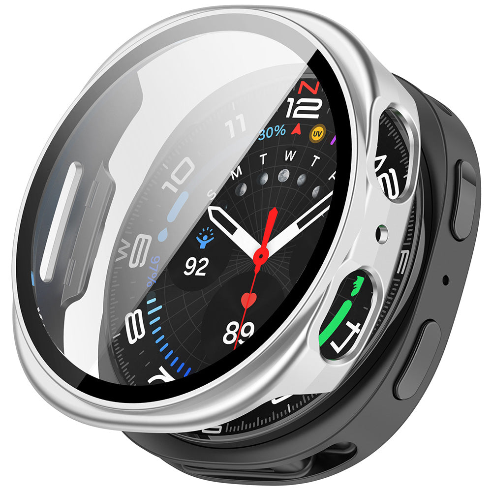 Husa Techsuit Defense360 Pro pentru Samsung Galaxy Watch9 / Watch8 44mm, Argintie