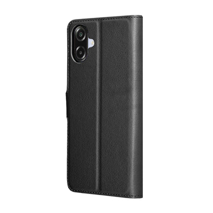 Husa pentru Samsung Galaxy A07 4G A075, Techsuit, Leather Folio, Neagra