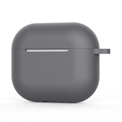 Husa Techsuit Silicone pentru Apple AirPods 4, Gri