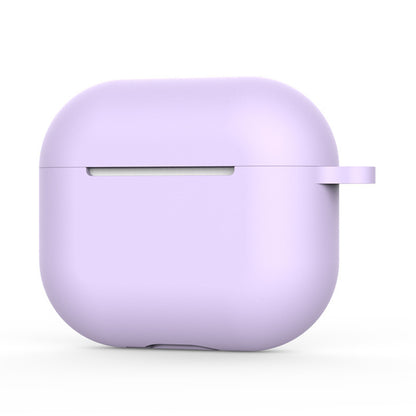 Husa Techsuit Silicone pentru Apple AirPods 4, Mov