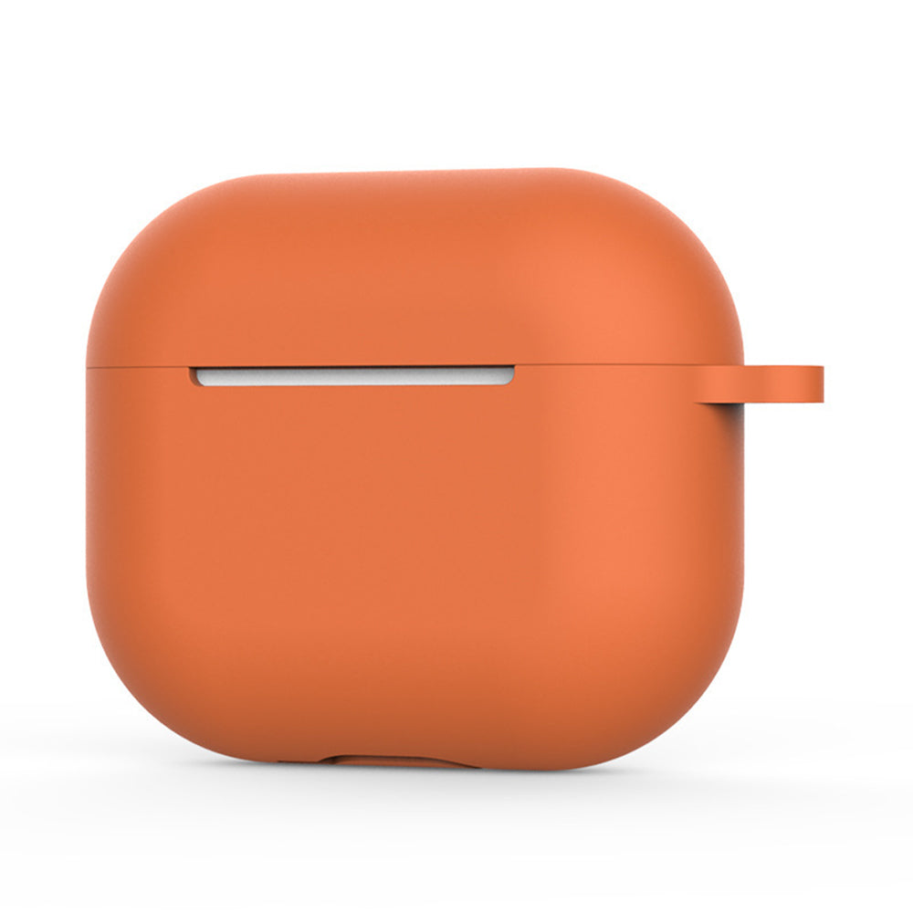 Husa Techsuit Silicone pentru Apple AirPods 4, Portocalie