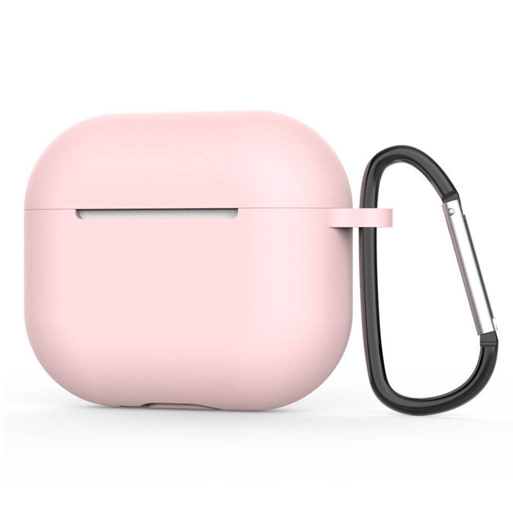 Husa Techsuit Silicone pentru Apple AirPods 4, Roz Deschis