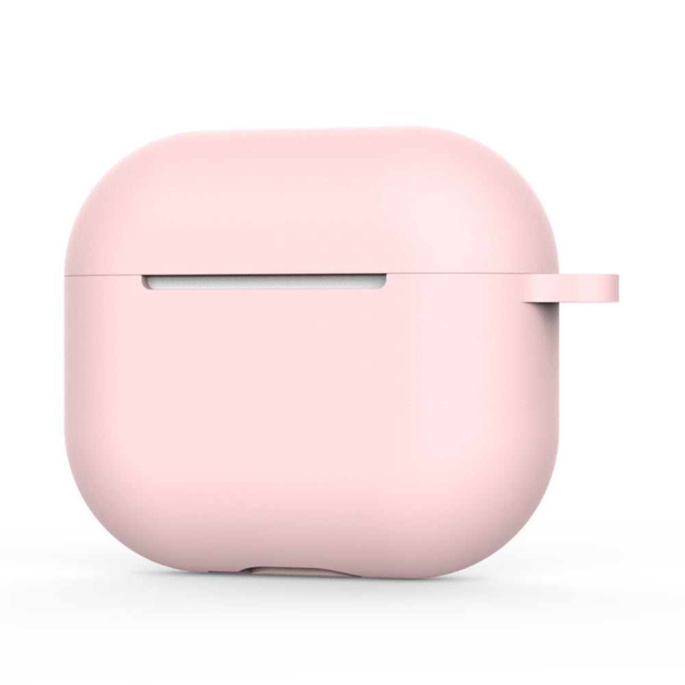 Husa Techsuit Silicone pentru Apple AirPods 4, Roz Deschis