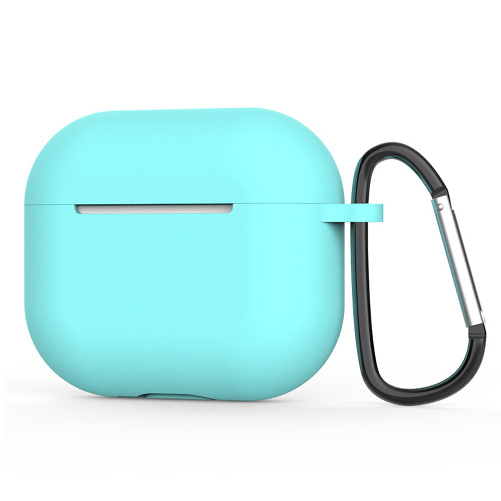 Husa Techsuit Silicone pentru Apple AirPods 4, Turcoaz Inchis