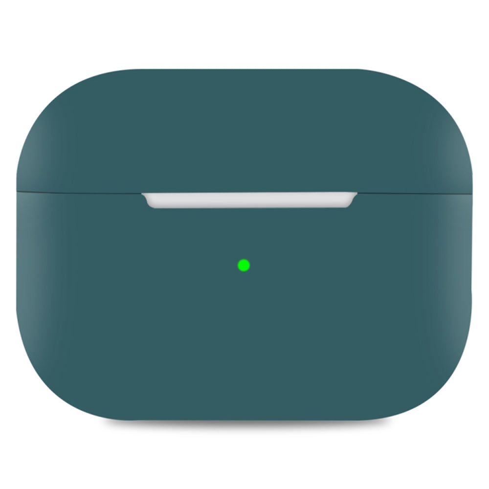 Husa Techsuit Silicone pentru Apple AirPods 4, Verde Inchis