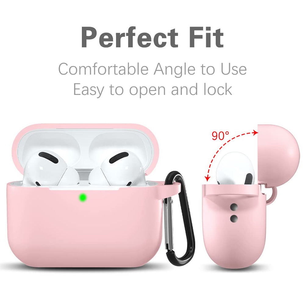 Husa Techsuit Silicone pentru Apple AirPods Pro Series, Roz
