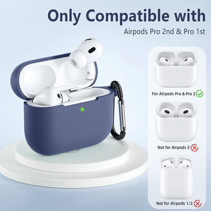 Husa Techsuit Silicone pentru Apple AirPods Pro Series, Verde Inchis