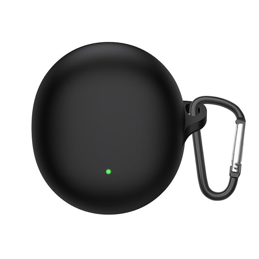 Husa Techsuit Silicone pentru Oppo Enco Air3, Neagra