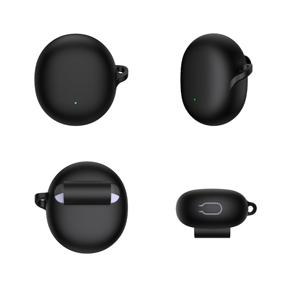 Husa Techsuit Silicone pentru Oppo Enco Air3, Neagra
