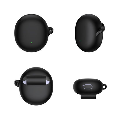 Husa Techsuit Silicone pentru Oppo Enco Air3, Neagra