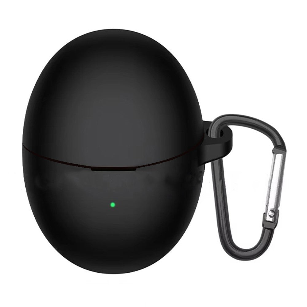 Husa Techsuit Silicone pentru Huawei FreeBuds 6, Neagra