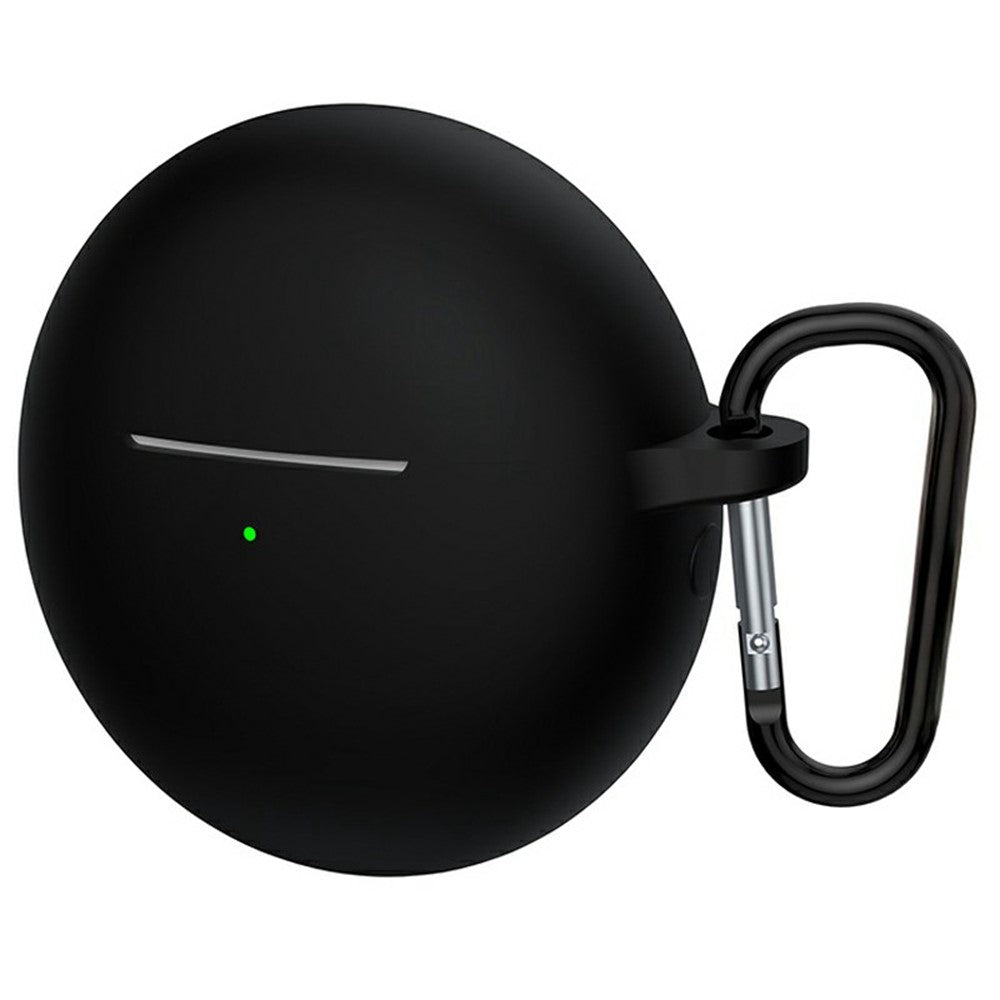 Husa Techsuit Silicone pentru Huawei FreeBuds 7i, Neagra