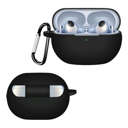 Husa Techsuit Silicone pentru Huawei FreeBuds Pro 4, Neagra