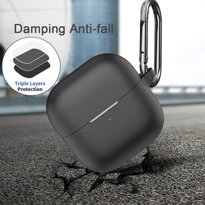 Husa Techsuit Silicone pentru Huawei FreeClip 2, Neagra
