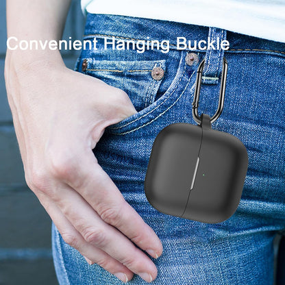 Husa Techsuit Silicone pentru Huawei FreeClip 2, Neagra