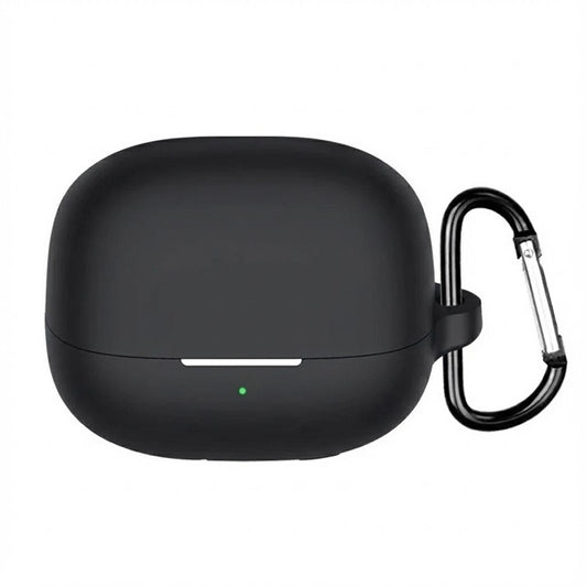 Husa Techsuit Silicone pentru Xiaomi Buds 5 Pro, Neagra