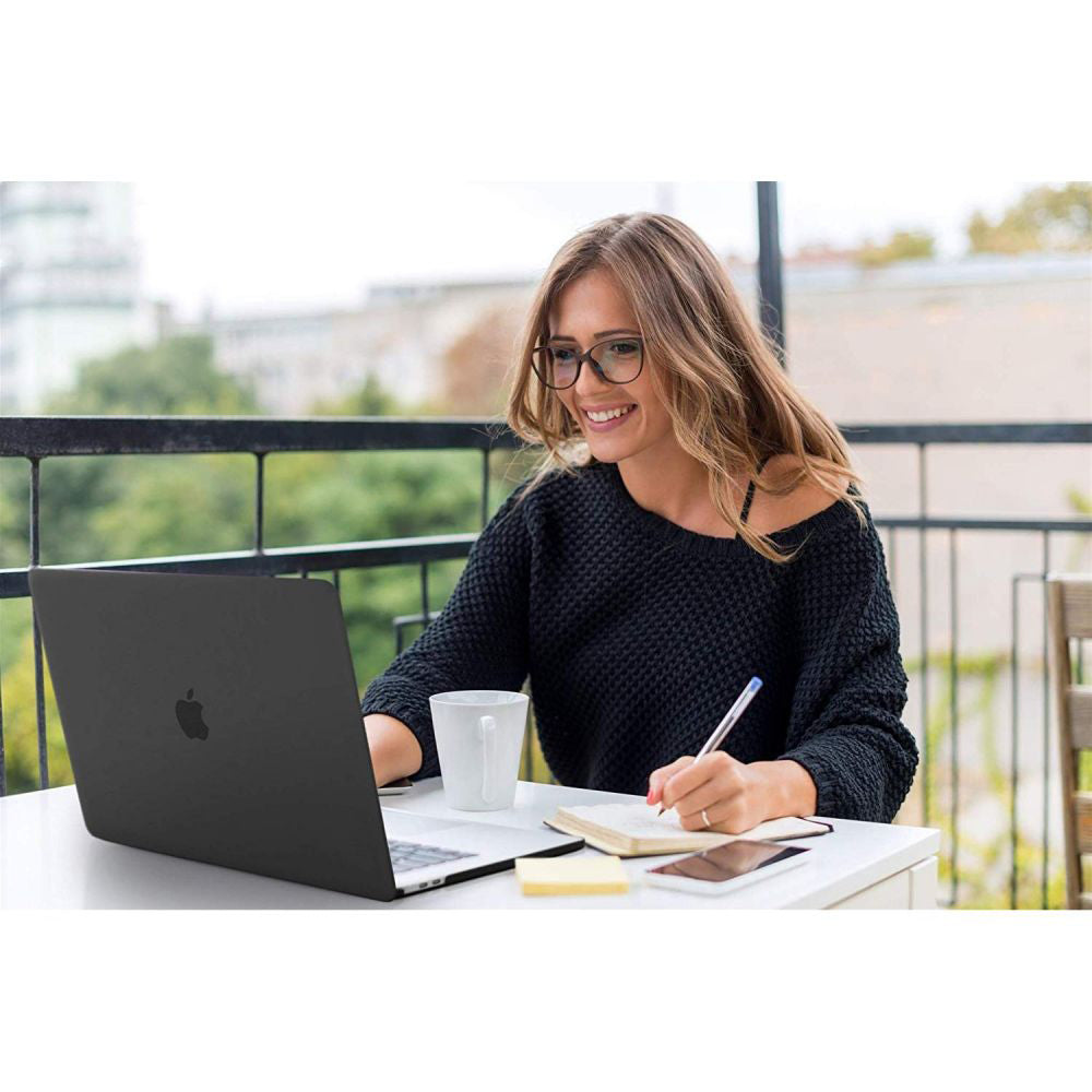 Husa Techsuit UltraShell pentru Apple MacBook Neo 13inch, Neagra Mata