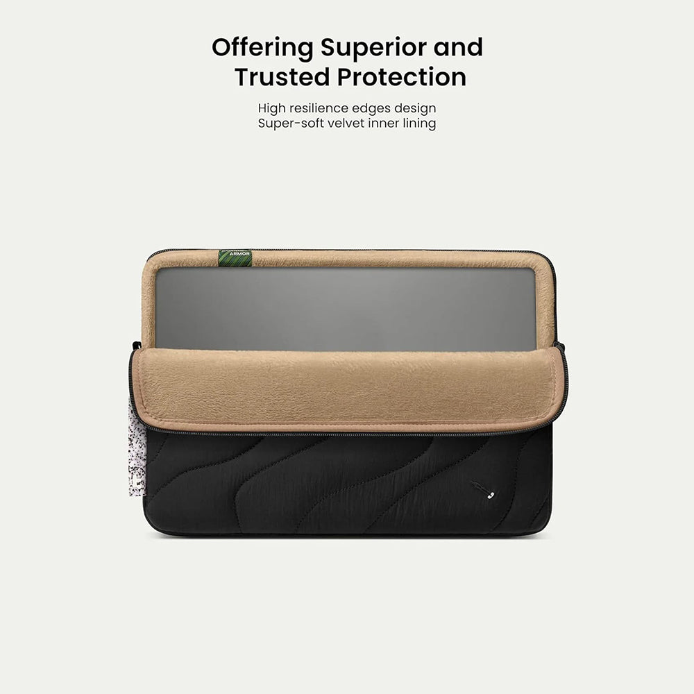 Husa Tomtoc Terra pentru Laptop 14inch, Neagra