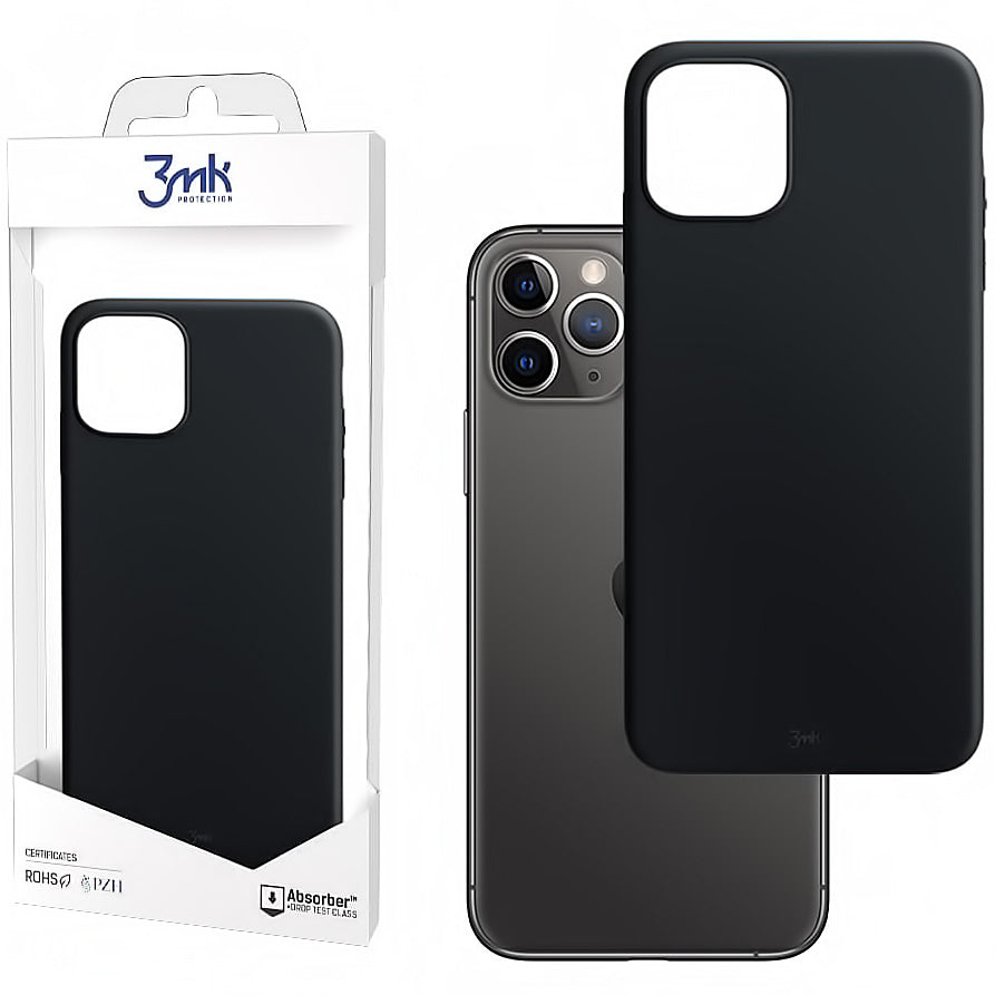 Husa pentru Apple iPhone 11 Pro, 3MK, Matt, Neagra