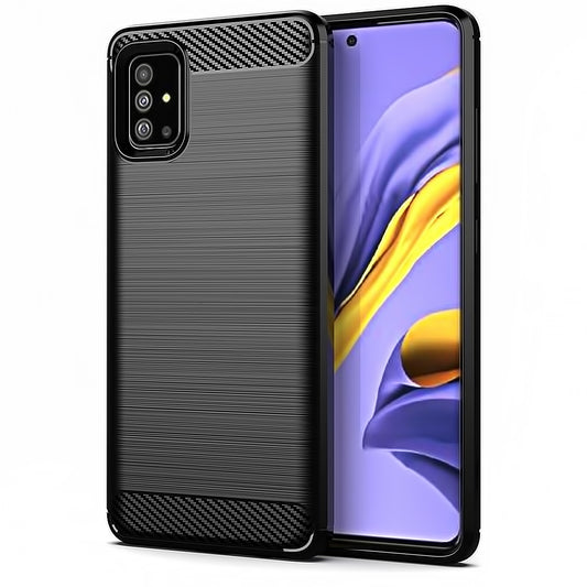 Husa pentru Samsung Galaxy A51 5G A516, Carbon, Neagra