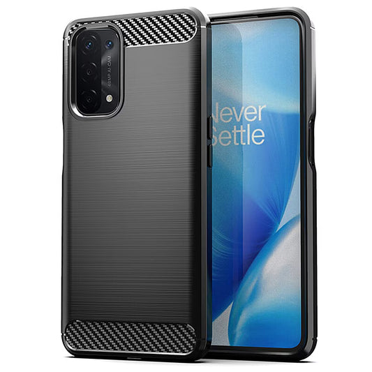 Husa pentru Oppo A74 5G / A54 5G / A93 5G, OEM, Carbon, Neagra