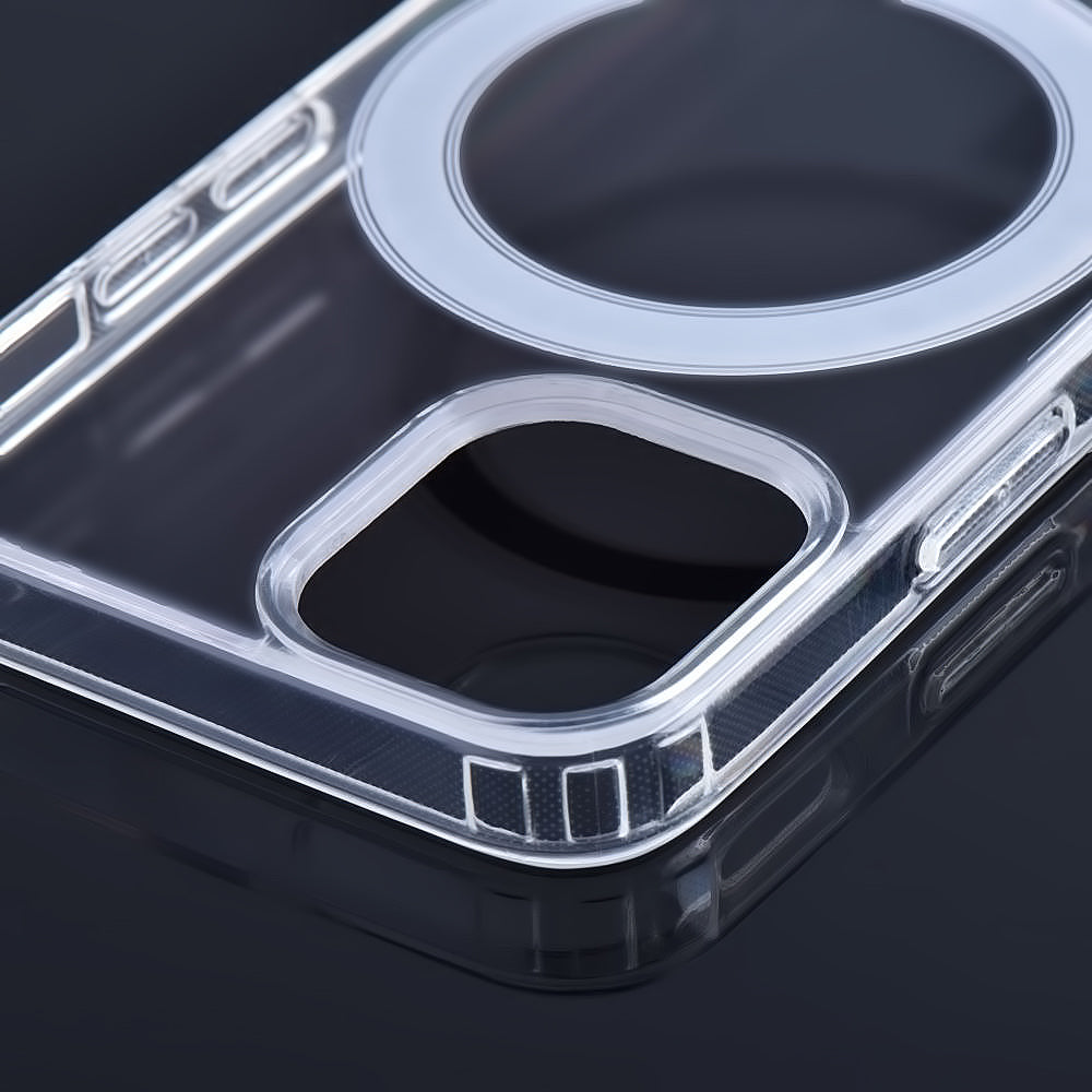 Husa MagSafe pentru Apple iPhone 13, OEM, Clear Mag, Transparenta