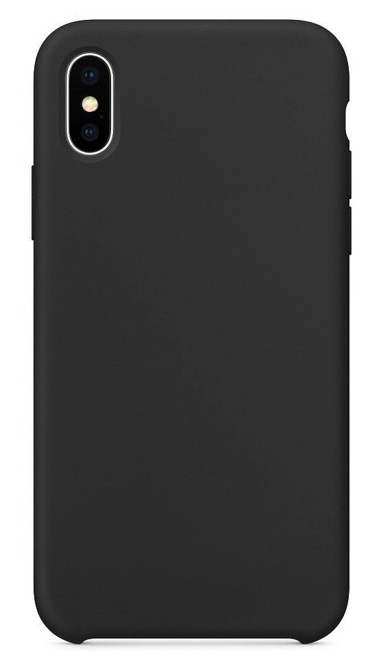 Husa pentru Apple iPhone XS / X, OEM, Pure Silicone, Neagra