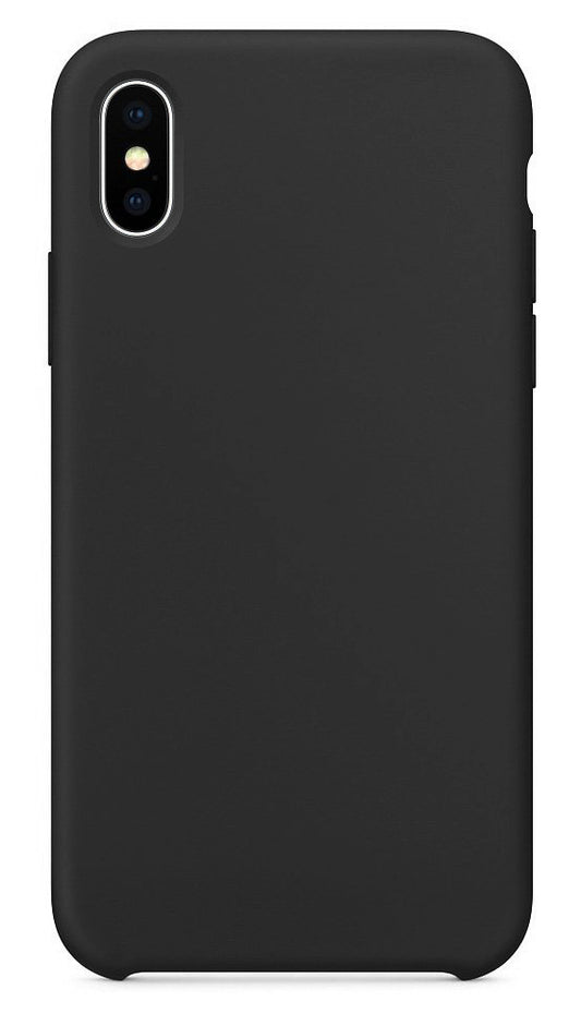 Husa pentru Apple iPhone XS / X, OEM, Pure Silicone, Neagra
