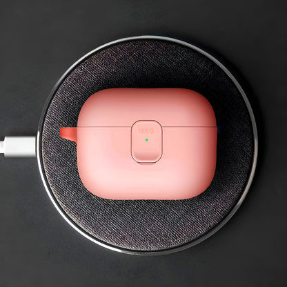 Husa UNIQ Clyde pentru Apple AirPods 4, Albastra Neagra