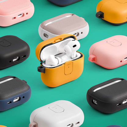 Husa  UNIQ Clyde pentru Apple AirPods 4, Coral