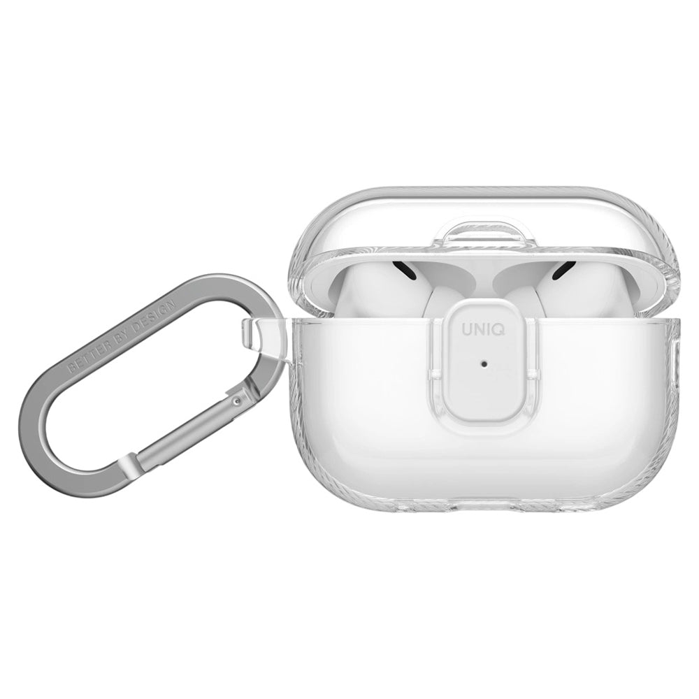 Husa UNIQ Glase Pro pentru Apple AirPods Pro 3, Transparenta