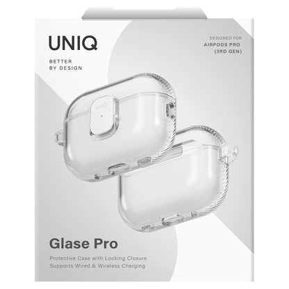 Husa UNIQ Glase Pro pentru Apple AirPods Pro 3, Transparenta