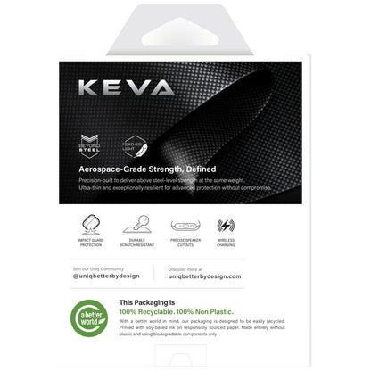 Husa UNIQ Keva Prime pentru Apple AirPods Pro 3, Neagra