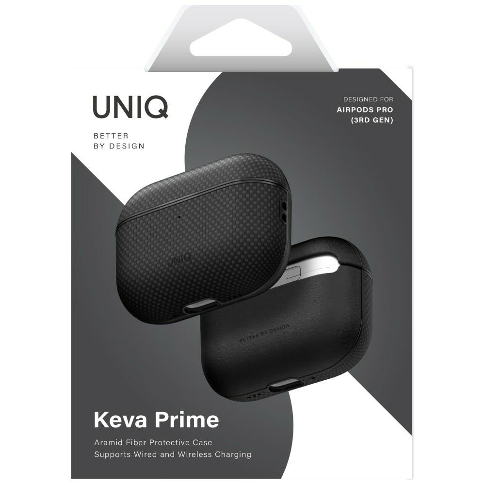 Husa UNIQ Keva Prime pentru Apple AirPods Pro 3, Neagra