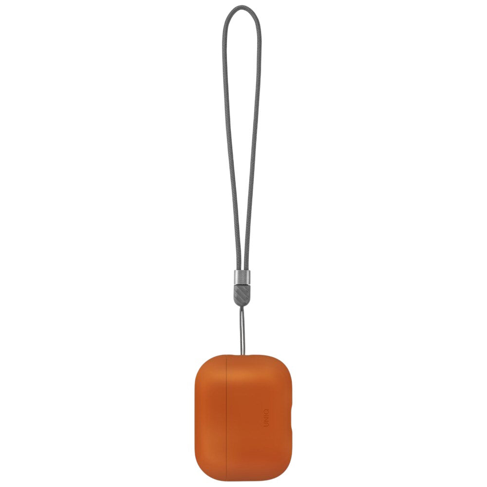 Husa UNIQ Lino pentru Apple AirPods Pro 3, Portocalie