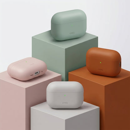 Husa UNIQ Lino pentru Apple AirPods Pro 3, Roz