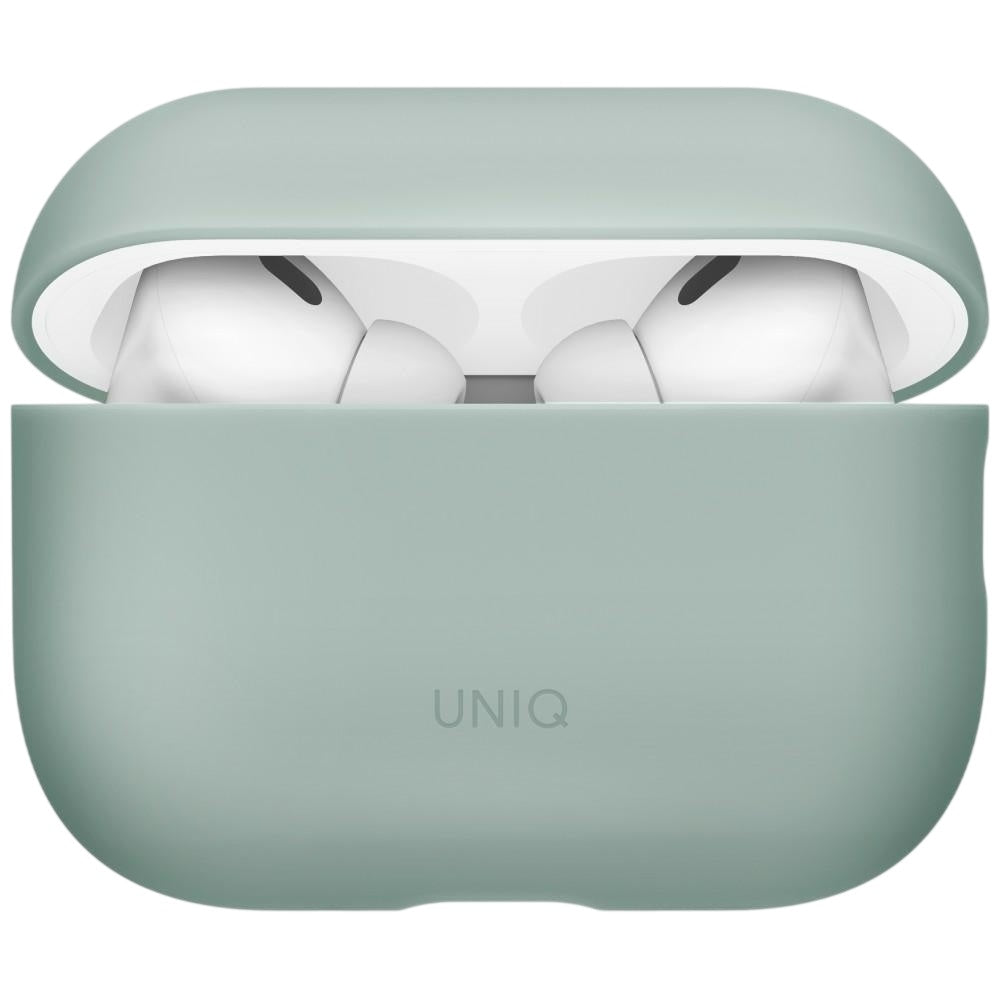 Husa UNIQ Lino pentru Apple AirPods Pro 3, Verde Menta