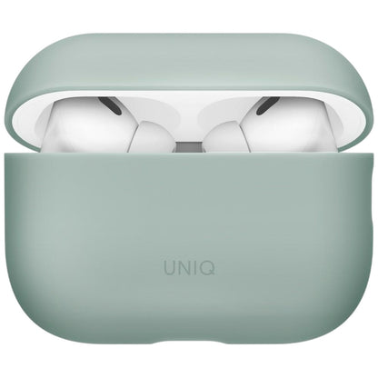 Husa UNIQ Lino pentru Apple AirPods Pro 3, Verde Menta