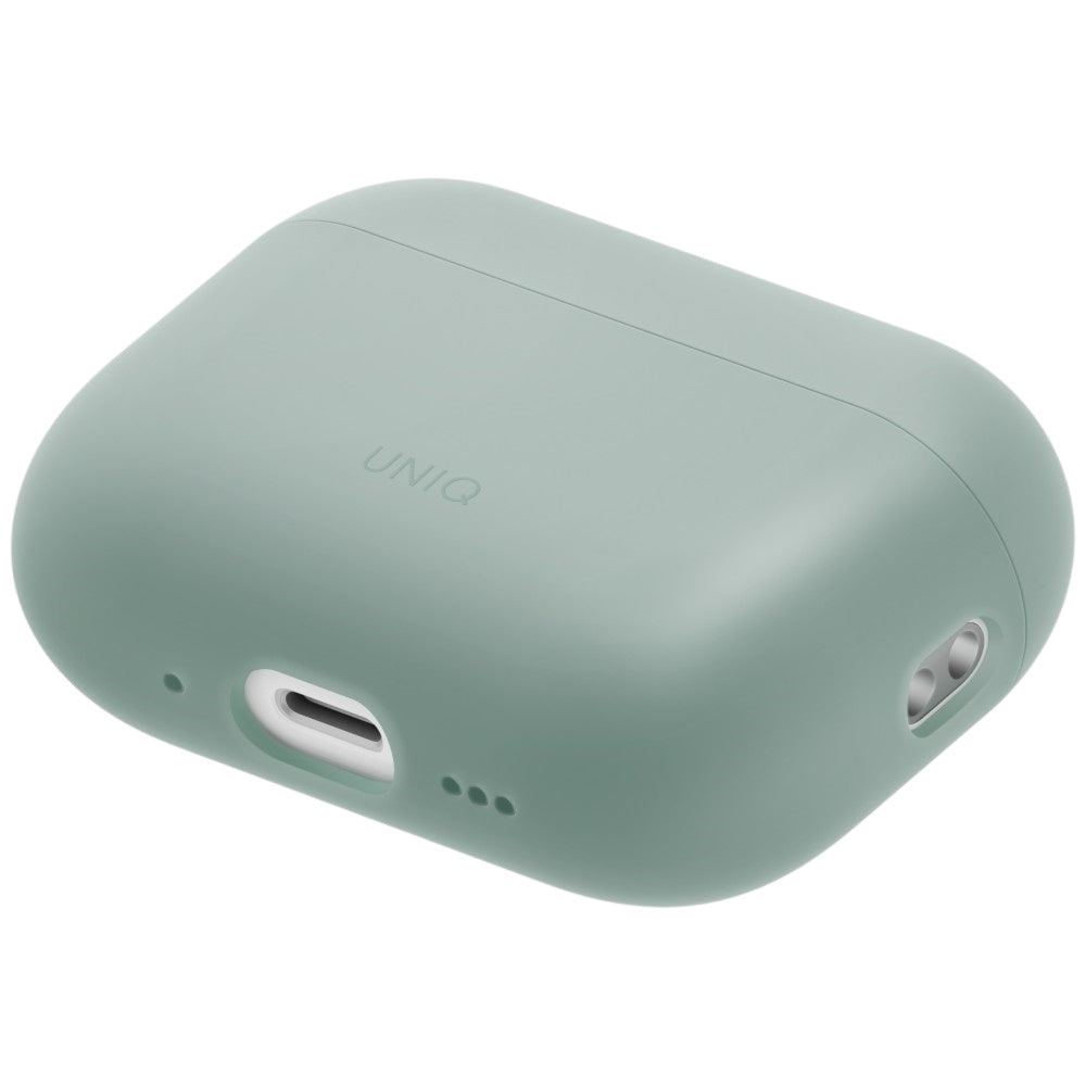 Husa UNIQ Lino pentru Apple AirPods Pro 3, Verde Menta