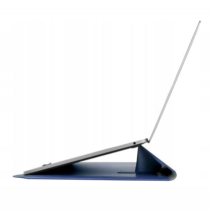 Husa UNIQ Oslo pentru Laptop max. 14inch, Bleumarin